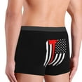 thumbnail image 5 of Disketp Firefighters Usa Flag Men'S Boxer Briefs,Soft And Breathable Cotton Underwear With Comfortflex Waistband, 5 of 9