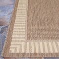 thumbnail image 3 of Couristan Recife Wicker Stitch Area Rug, 7'6" Round, Cocoa-Natural, 3 of 3