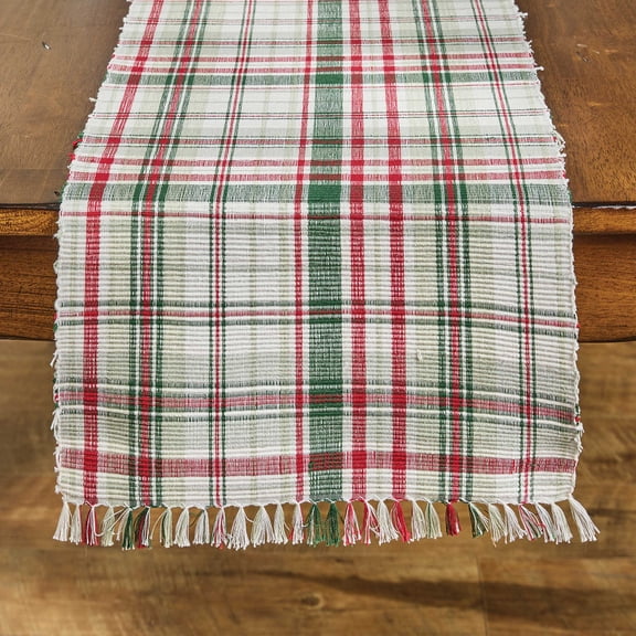 Split P Berry Frost Plaid Table Runner 15" X 72"
