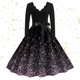 thumbnail image 1 of Vestidos de Lino Para Mujer Vestido Para Mujer Moda Manga Larga Cuello En V Fiesta de Noche de Navidad Fiesta de Graduación Vestido de Playa, 1 of 3