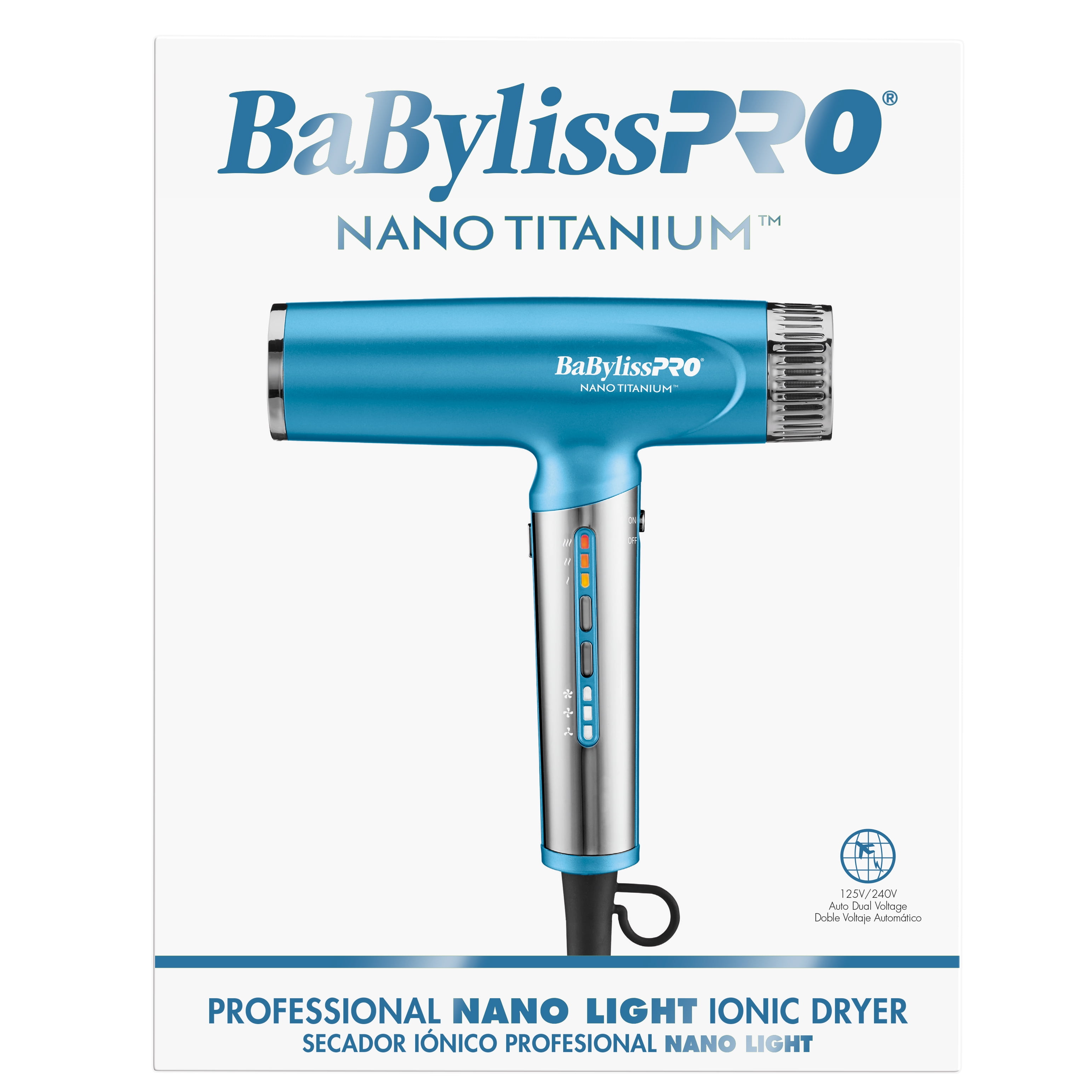 BaBylissPRO Nano Titanium Professional Nano Light Ionic Hair Dryer