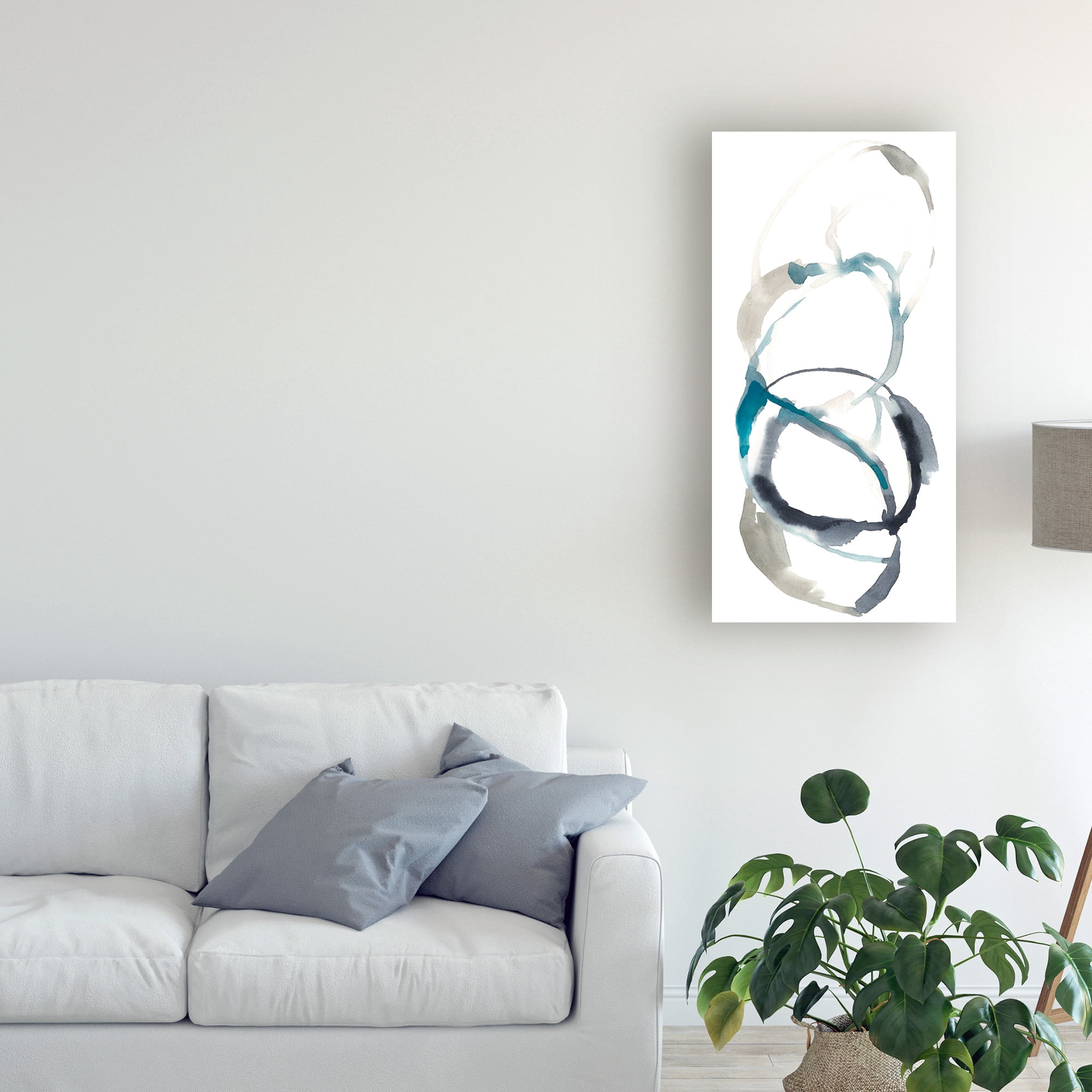 Trademark Fine Art 'Coil I' Canvas Art by Jennifer Goldberger