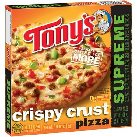 Tony's Crispy Crust Supreme 7"
