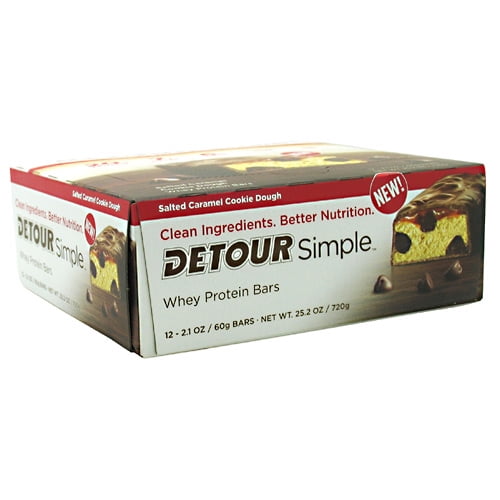 Forward Foods Detour Simple Detour Simple Salted Caramel Cookie Dough 12-2.1 oz 60 g... by U-Nutra