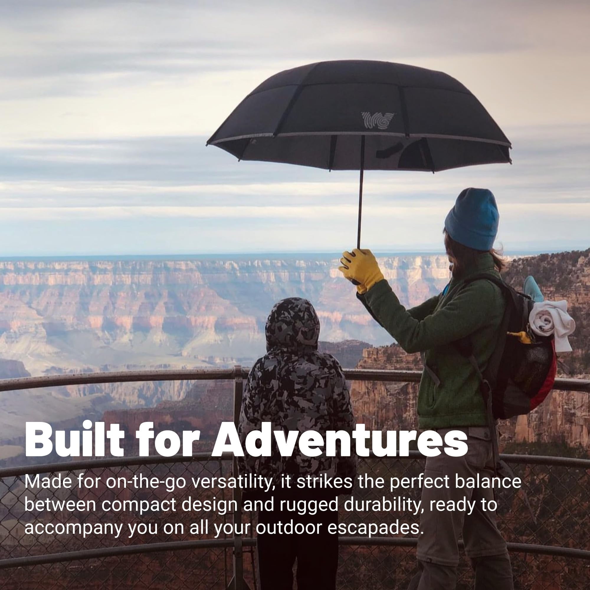 Weatherman Umbrella - Collapsible Umbrella - Windproof Umbrella Resists Up to 55 MPH Winds (Sage)