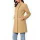 thumbnail image 4 of Abrigo de cuello alto Inspire Chic para mujer, abrigo de invierno de manga larga, talla L, color caqui, 4 of 6