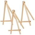 thumbnail image 4 of FONWILYO 3Pcs Beige Wood Tabletop Easel for Kids Artist Bar Display Stand, 4 of 8