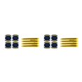 thumbnail image 2 of Goriertaly 8piece Stand Out On Road Stylish And Decorative Car Decoration Sticker Materials yellow 2Set, 2 of 6