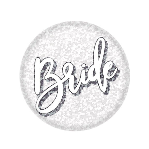 Bride Button 0 Pack of 6