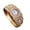 Gold, variant on New Round Decorative Diamond-Encrusted Bracelet Chain-Shaped Women's Quartz Watch