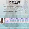 thumbnail image 3 of SZXZYGS Robes d'Été pour Femmes 2024 Vacances Tendance Plus de 60 Lignes Robe pour Femmes Tempérament Col en V Manches Coupe Ample Robe 2024, 3 of 5