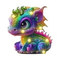 thumbnail image 5 of SDJMa Christmas Dragon Ornament, Cute Cartoon Baby Dragon Hanging Ornaments for Xmas Tree Car Backpack Home Holiday Party Decorations, Christmas Gift for Girls Boys, 5 of 8