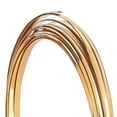thumbnail image 3 of Half Round Brass Wire for Jewelry Making Raw(Unplated) 4x1mm, 3 of 7
