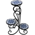 thumbnail image 5 of Zaer ZR852511 Denver Three-Tier Mosaic Plant Stand, 5 of 5