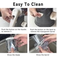 thumbnail image 6 of Premium Rotary Cheese Grater, Manual Cheese Shredder with 3 Interchangeable Blades and Powerful Suction Base, Dishwasher Safe, Black, 6 of 6