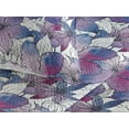 thumbnail image 3 of Ambesonne Watercolor Floral Quilted Bedspread Set 3 Pcs, Clematis Flowers, Queen, Blue Magenta Violet, 3 of 4