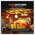 thumbnail image 4 of 24" Electric Wall Oven, 2.68 Cu.Ft Built-in Oven with 16 Cooking Functions, 3150W Convection Oven with Timer & Self Clean, Baking Rack & Tray for Kitchen, 4 of 7