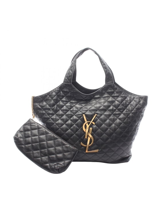 Pre-Owned Yves Saint Laurent Saint Laurent Paris Icare Maxi Tote Bag Handbag Leather Women's...