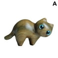 thumbnail image 1 of Handmade Wood Carved Cats Decoration NEW T6R3, 1 of 9