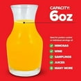thumbnail image 3 of Glass Wine Carafe,6 Oz Small Carafe for Wine, Tasting, Champagne,, Glass Wine Carafe Decanter for Individual Pours 12pcs, 3 of 7