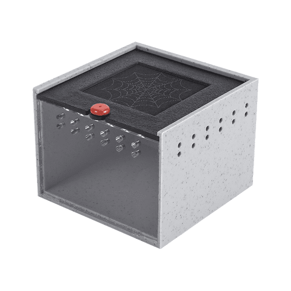 Spider Enclosure Small Insect Breeding Box Prevent Escape Reptile Terrarium Feeding Cage A