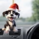 thumbnail image 4 of Adorno colgante de Navidad para perro - Pequeña mochila acrílica para coche y decoración para árbol, casa, pared, regalos, 4 of 6