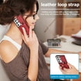 thumbnail image 5 of for Samsung Galaxy S21 Ultra Case Wallet with Slide Credit Card Holder, Flip Premium PU Leather Hidden Kickstand Classic Retro Heavy Duty Protective Cover for Samsung Galaxy S21 Ultra,Red, 5 of 9