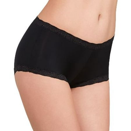 

Maidenform Womens One Fab Fit Microfiber and Lace Boyshort Panty