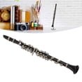thumbnail image 3 of Mini modelo de clarinete decoración de instrumentos musicales mini modelo de clarinete realista juguete para cumpleaños, 3 of 8