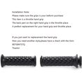 thumbnail image 4 of LinenLoon 7\\/8 Inch Motorcycle Universal Rubber Black Handlebar Hand Grip Bar End For Cafe Racer Bobber Clubman Custom (Black), 4 of 5