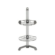 simplehuman Corner Shower Caddy, Stainless Steel and Anodized Aluminum
