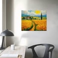 thumbnail image 4 of ONETECH Harvest Oil Painting in Provence Canvas Wall Art for Home Decor 20x16 in / 16x12 in - Wall Decor For Living Room Bedroom Office 20x16in, 4 of 6
