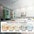 thumbnail image 5 of ENERGETIC 8 inch Ultra-Thin LED Recessed Downlight with Junction Box, 1800Lumens Dimmable, 5CCT Selectable, 5 of 6
