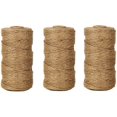 thumbnail image 1 of KINGLAKE Cordel de yute natural de 328 pies El mejor cordel de regalo para manualidades Cordel de Navidad Cordel de embalaje duradero, 1 of 4