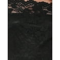 thumbnail image 5 of INSPIRE CHIC Women's Cocktail Dress Lace Fishtail Hem Short Sleeve Bodycon Midi Dress S Black, 5 of 6