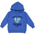 thumbnail image 2 of Inktastic Just a Little Greek Heritage Toddler Hoodie, 2 of 4