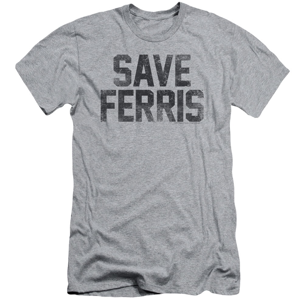 Trevco Mens Bueller Save Ferris T-Shirt Trevco Mens Bueller Save Ferris T-Shirt