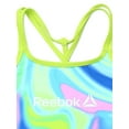thumbnail image 2 of Reebok Girls 2-Piece Multi Cross Back Tankini Swimsuit with Scoop Bottoms Swimsuit, UPF 50+, Sizes 4-18, 2 of 3