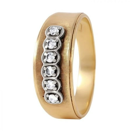 Foreli 0.25CTW Diamond 14K Two Tone Gold Ring MSRP$3580.00