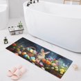 thumbnail image 7 of Rabbit Easter Eggs Flowers Bathroom Rug Non Slip Bathroom Mats Entry Door Soft Carpets for Kitchen Bedroom Living Room 39x20 inch, 7 of 7