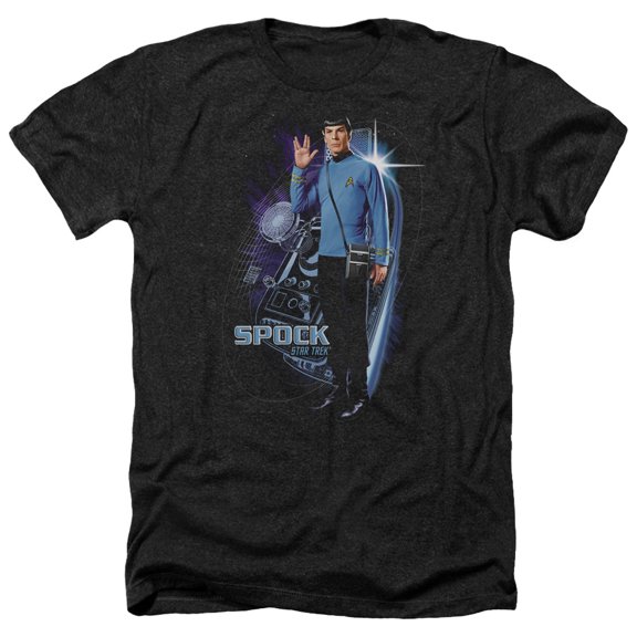 Star Trek - Galactic Spock - Heather Short Sleeve Shirt - XXX-Large