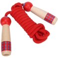 thumbnail image 2 of Children's Skipping Rope Wooden Handle Skipping Rope Outdoor School Activity Game 2.6 Metresstyle 1, 2 of 5