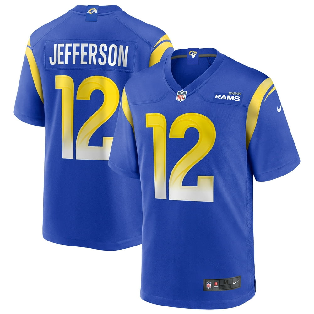 Van Jefferson Los Angeles Rams Nike 2020 NFL Draft Pick Game Jersey