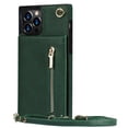 thumbnail image 2 of 1 Set Phone Cover Shock-absorbing Impact Resistant Raised Edge with Card Slot Kickstand Design Protect Phone TPU Phone Cover Zipper Wallet Case Card Container Set for  13 Min, 2 of 13