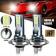 thumbnail image 1 of 4x H7 Led Headlight Bulb Kit High Low Beam 220w 60000lm Super Bright 6000k White Wigslar, 1 of 2