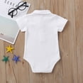 thumbnail image 5 of WIBACKER Baby Boy Girl Short Sleeve Polo Bodysuit 100% Cotton Onesie Summer Romper 0-3 Months Newborn, 5 of 10