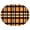 Plaid Checkered Orange, variant on Round Tableclothes Navy Blue and White Buffalo Checkered Tablecloths 60x60inch Table Cover Washable Durable Table Cloth Polyester Tablecloth for Dining Kitchen Parties Weddings and Outdoor Use
