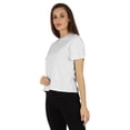 thumbnail image 3 of Inkmeso T-Shirt à Manches Courtes pour Femmes Épaules Tombantes Col Rond T-Shirts d'Été Décontractés, 3 of 7