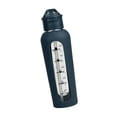 thumbnail image 4 of Botella de agua de vidrio, jarra de agua de gran capacidad, portátil con asa de transporte para beber Azul, 4 of 9