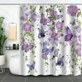 thumbnail image 4 of AUQ Shower Curtain,High-Quality Polyester Fiber Shower Curtain Liner,Machine Washable Bathroom Set,Style4, 4 of 4